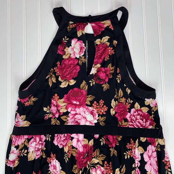 Torrid Black High Neck Skater Dress 2 - Picture 8 of 10